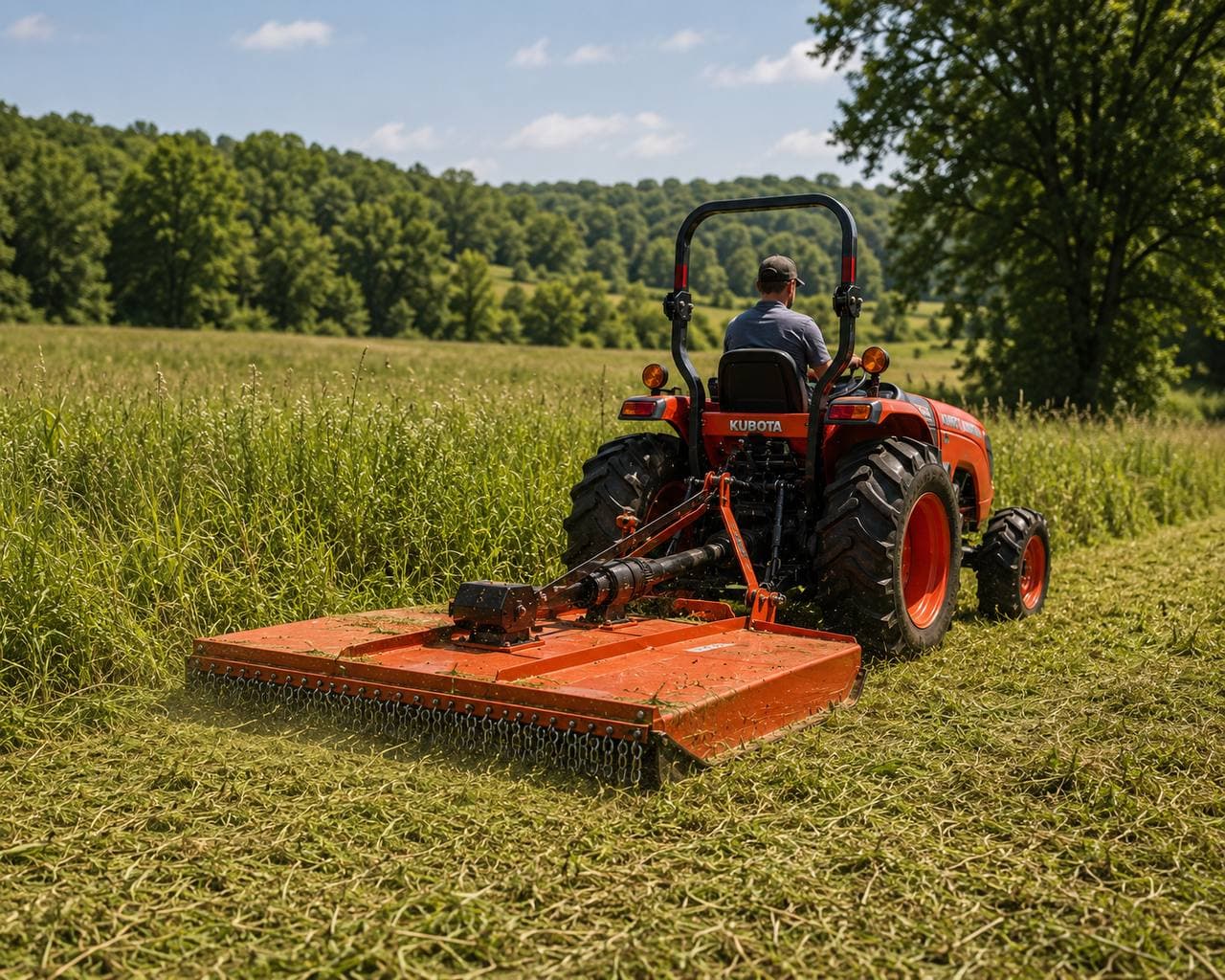 Brush Hogging in Northern Michigan