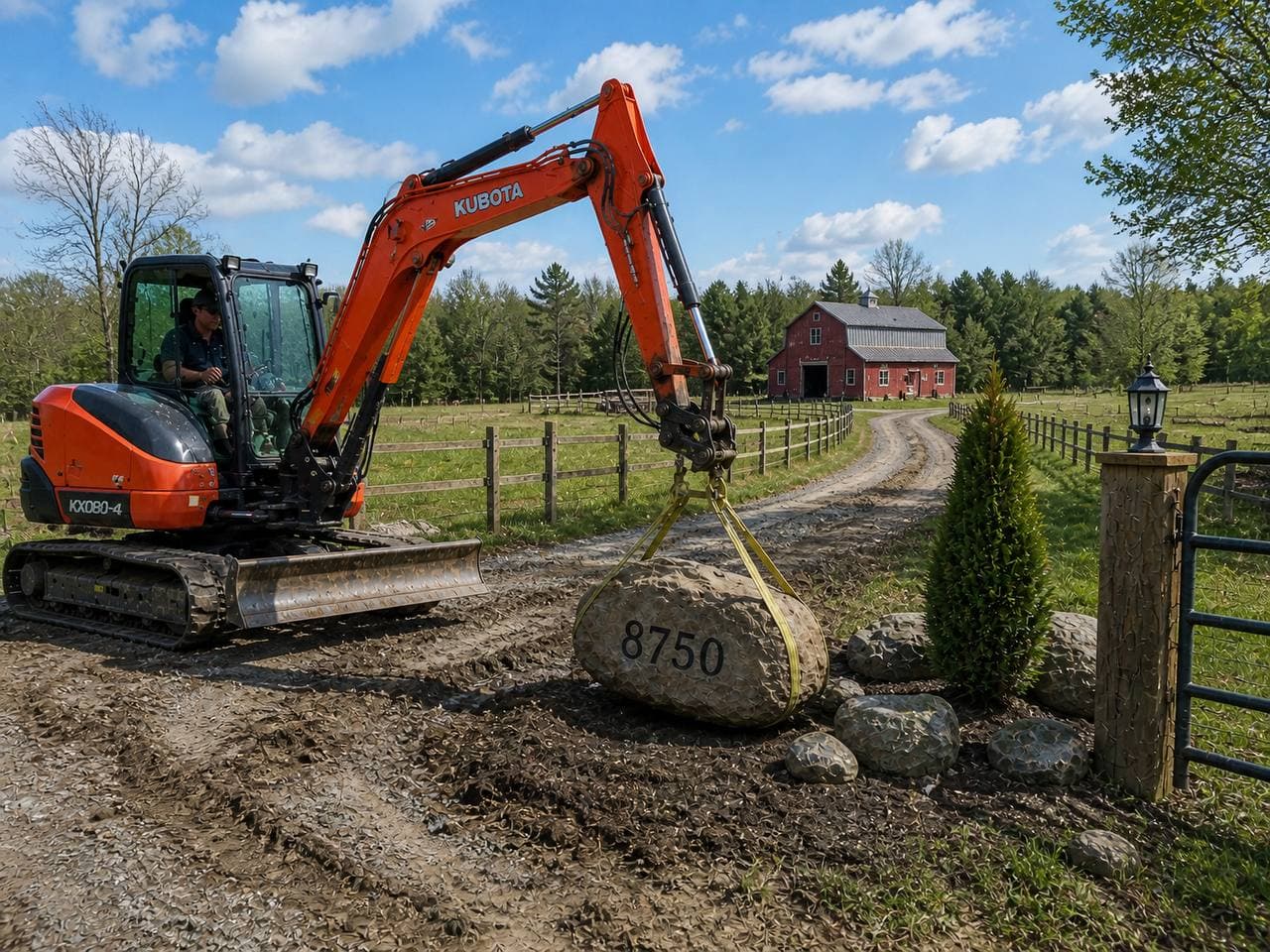 Excavation contractor working in Northern Michigan