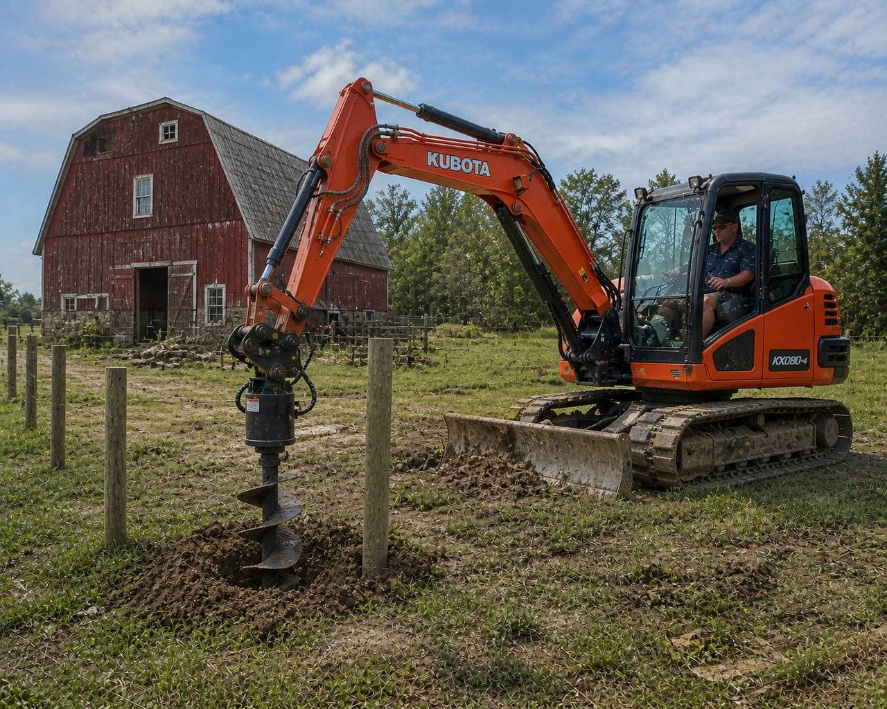Excavation site preparation Northern Michigan