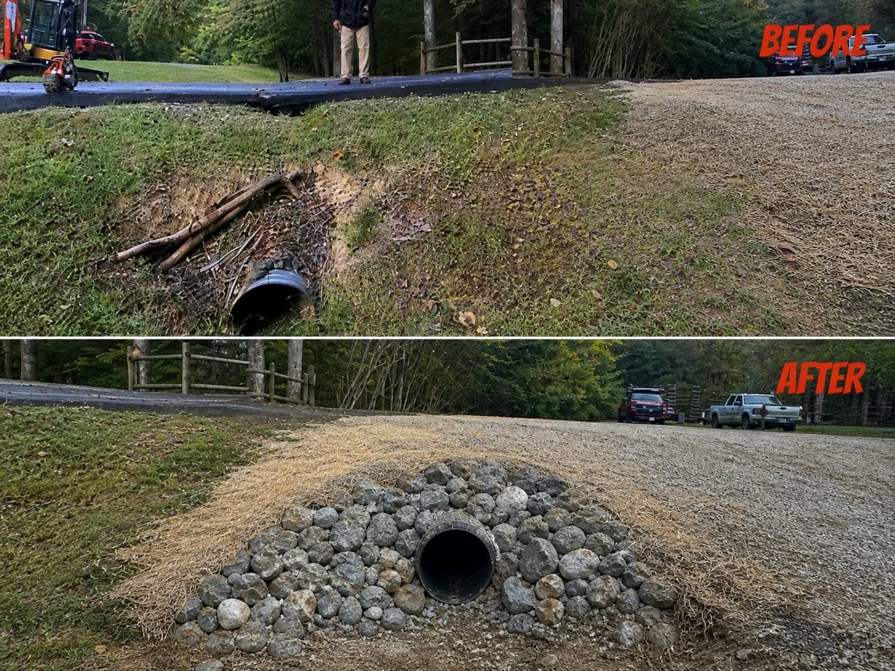 Culvert installation and water control Northern Michigan