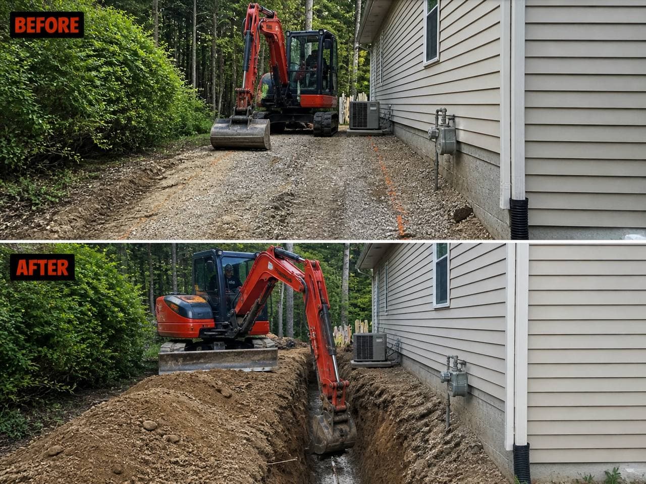 Drainage and ditch work Northern Michigan