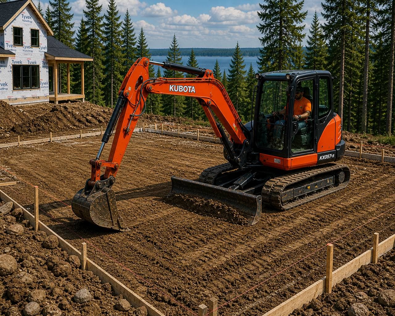 Site Preparation & Foundation Excavation